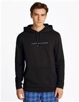 Tommy Hilfiger Original Cotton Rich Logo Hoodie Black