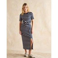 Jersey Striped Midaxi T-Shirt Dress