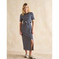 Jersey Striped Midaxi T-Shirt Dress