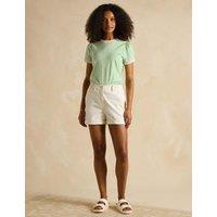 Joules Pure Cotton Striped T-Shirt Green Mix
