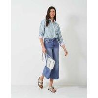 Relaxed High Waisted Cropped Jeans