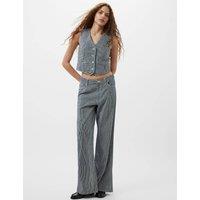 Denim Pinstripe Waistcoat