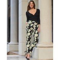 Floral Tapered Trousers