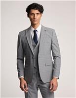 Slim Fit Wool Rich Check Suit Jacket