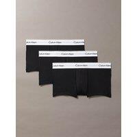 Calvin Klein 3 Pack Icon Cotton Stretch Trunks Black Mix
