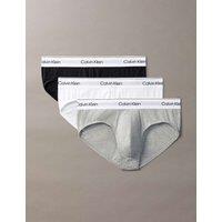 Calvin Klein 3 Pack Icon Cotton Stretch Briefs Grey Mix