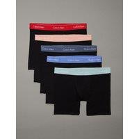 5pk Cotton Stretch Logo Waistband Boxers
