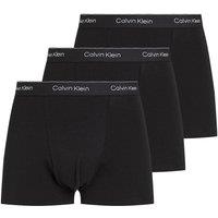 Calvin Klein 3 Pack Icon Cotton Stretch Dart Trunks Black