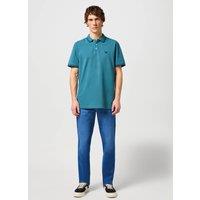 Wrangler Straight Fit Texas 5 Pocket Jeans Mid Blue