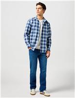 Wrangler Straight Fit Texas 5 Pocket Jeans Blue