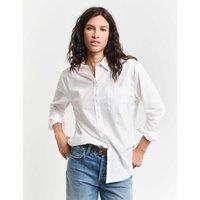 GANT Cotton Rich Relaxed Shirt White