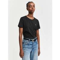 GANT Pure Cotton Logo T-Shirt Black
