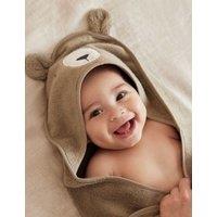 Pure Cotton Bear Hooded Baby Towel