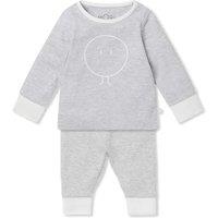 MORI Cotton Blend Striped Pyjamas (6 Mths-6 Yrs) Grey Mix