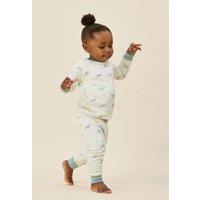 MORI Cotton Blend Dino Pyjamas (6 Mnths - 6 Yrs) Cream Mix
