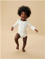 Cotton Blend Dinosaur Bodysuit (0-24 Mths)