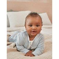 Cotton Blend Striped Sleepsuit (0-24 Mths)