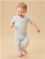 Cotton Blend Cuffed Leggings (0-3 Yrs)