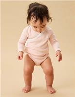 Cotton Blend Striped Bodysuit (7lbs-24 Mths)