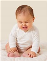 Cotton Blend Wrap Bodysuit (7lbs-24 Mths)