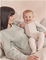 Ribbed Zip Sleepsuit (0-3 Yrs)