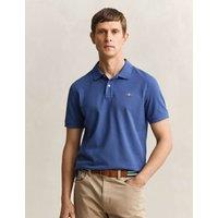 GANT Pure Cotton Piqu Polo Shirt Blue