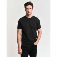 GANT Pure Cotton Crew Neck T-Shirt Black