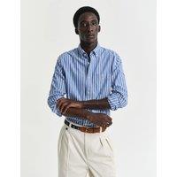 Regular Fit Pure Cotton Striped Oxford Shirt
