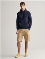 GANT Loose Fit Stretch Cargo Shorts Sand