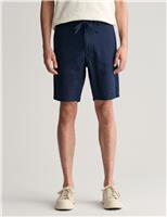 GANT Pure Linen Lightweight Shorts Navy