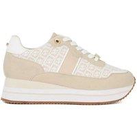 Mixed Texture Metallic Chunky Trainers