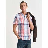 Regular Fit Pure Linen Check Shirt