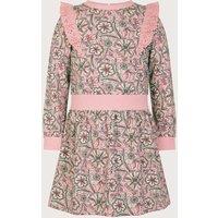 Pure Cotton Floral Broderie Frill Dress (3-13 Yrs)