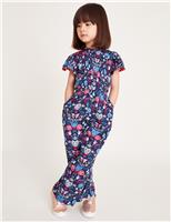 Floral Butterfly Jumpsuit (3-13 Yrs)
