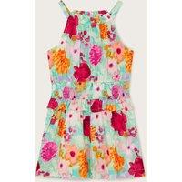 Pure Cotton Floral Playsuit (3-13 Yrs)
