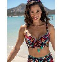 Costa Rica Printed Wired Padded Bikini Top C-G