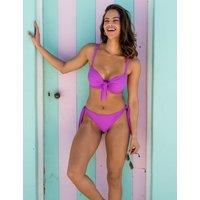 Rosa Cove Tie Side High Leg Bikini Bottoms