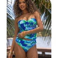 Free Spirit Floral Roll Top Bikini Bottoms