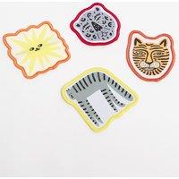 4pk Iron On Character Patches