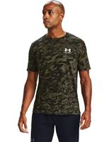 Under Armour ABC Cotton Rich Camo Sports T-Shirt Khaki Mix