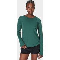 Sweaty Betty Breathe Easy Mesh Back Running Top Emerald