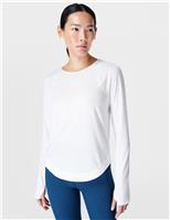 Sweaty Betty Breathe Easy Mesh Back Running Top Emerald