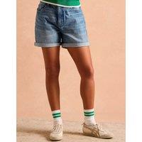 Denim Turn-Up Shorts