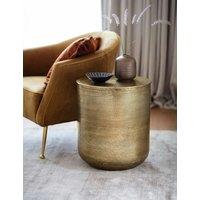 Ashta Metal Round Side Table