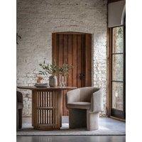 Voss Mango Wood Round Dining Table