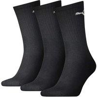 Puma 3 Pack Unisex Cotton Rich Crew Socks Black