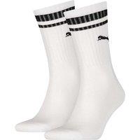 Puma 2 Pack Heritage Crew Cotton Rich Sports Socks White