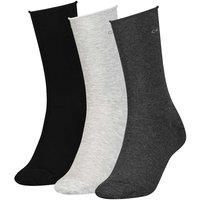 3pk Cotton Rich Rolled Top Ankle High Socks