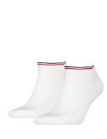2pk Striped Cuff Cotton Rich Trainer Socks