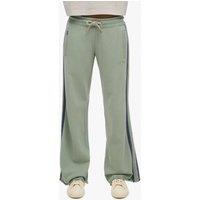 Superdry & Co Pure Cotton Side Stripe Straight Leg Joggers Green Mix